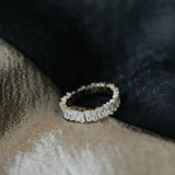CZ Multi-Baguette Eternity Band Ring - - Rings - Ofina