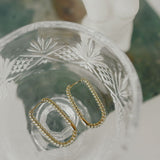 SALE - Twisted Oval Hoops - - Earrings - Ofina
