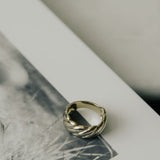 Bold Swirl Ring - - Rings - Ofina