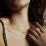10k Solid Emerald Green Ring -  -  - Ofina