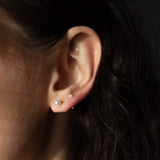 10k Solid Gold Pearl Studs - - Earrings - Ofina