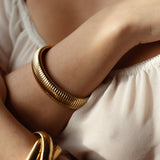 Coiled Bangle - - Bracelets - Ofina