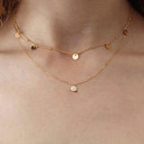 Round Multi CZ Necklace - - Necklaces - Ofina