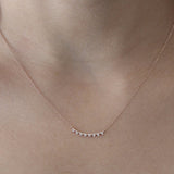 14k Diamond Chevron Necklace - - Necklaces - Ofina