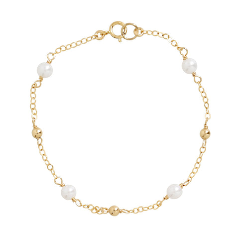 Pearl & Sphere Bracelet - - Bracelets - Ofina