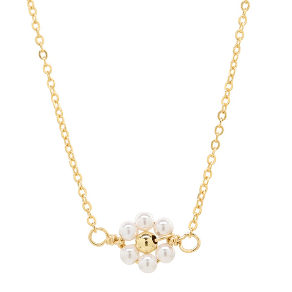 Daisy Pearl Necklace - Small - Necklaces - Ofina