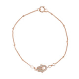 Khamsa Bracelet - Rosegold - Bracelets - Ofina