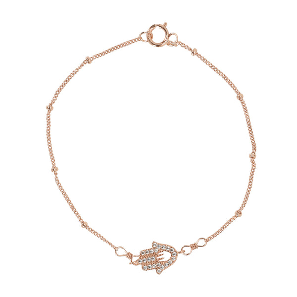 Khamsa Bracelet - Rosegold - Bracelets - Ofina