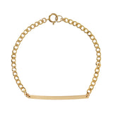 Curb Chain Bar Bracelet - - Bracelets - Ofina