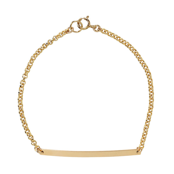 Rolo Bar Bracelet - - Bracelets - Ofina