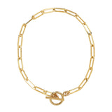 Oval Link Toggle Bracelet - - Bracelets - Ofina