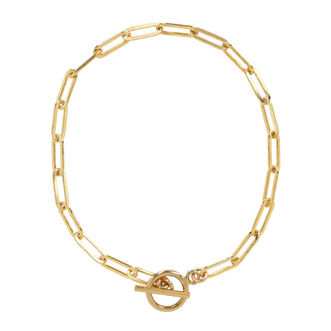 Oval Link Toggle Bracelet - - Bracelets - Ofina