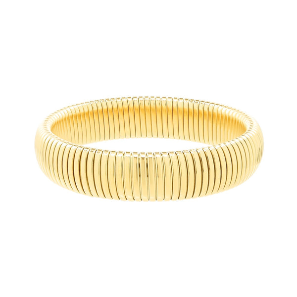 Coiled Bangle - Regular / gold - Bracelets - Ofina