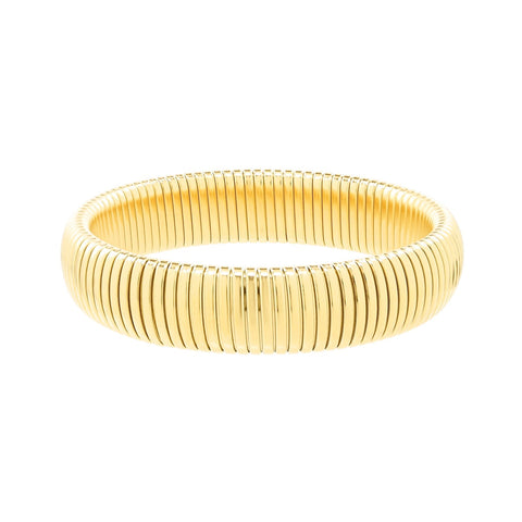 Coiled Bangle - Regular / gold - Bracelets - Ofina