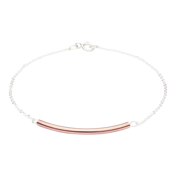 SALE - Curved Tube Bracelet - - Bracelets - Ofina