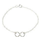 Infinity Bracelet on Regular Chain - Silver - Bracelets - Ofina