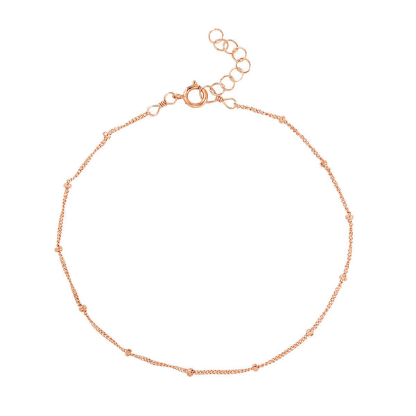 Ball Chain Bracelet - Rosegold / 6" - Bracelets - Ofina