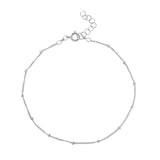 Ball Chain Bracelet - Silver / 6" - Bracelets - Ofina