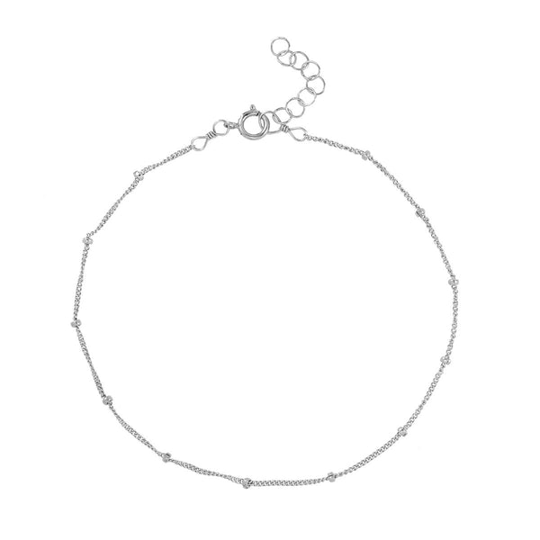 Ball Chain Bracelet - Silver / 6" - Bracelets - Ofina