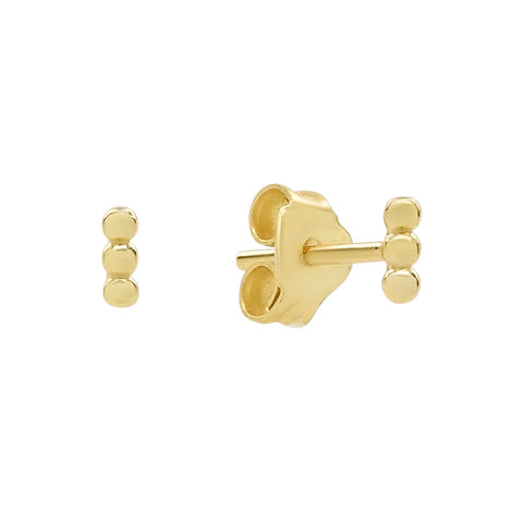 Triple Sphere Studs - - Earrings - Ofina