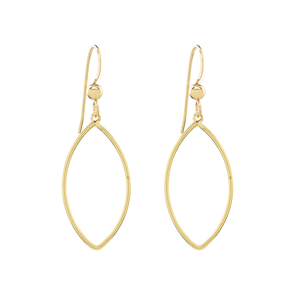 Marquise Outline Earrings - - Earrings - Ofina