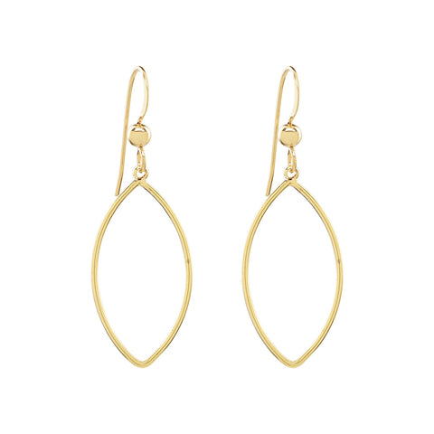Marquise Outline Earrings - - Earrings - Ofina