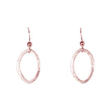SALE - Brushed Marquise Earrings - Rosegold / Small - Earrings - Ofina