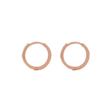 14k Solid Gold Huggies - - Earrings - Ofina