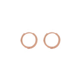 14k Solid Gold Huggies - - Earrings - Ofina