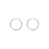 14k Solid Gold Huggies - - Earrings - Ofina