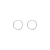 14k Solid Gold Huggies - - Earrings - Ofina