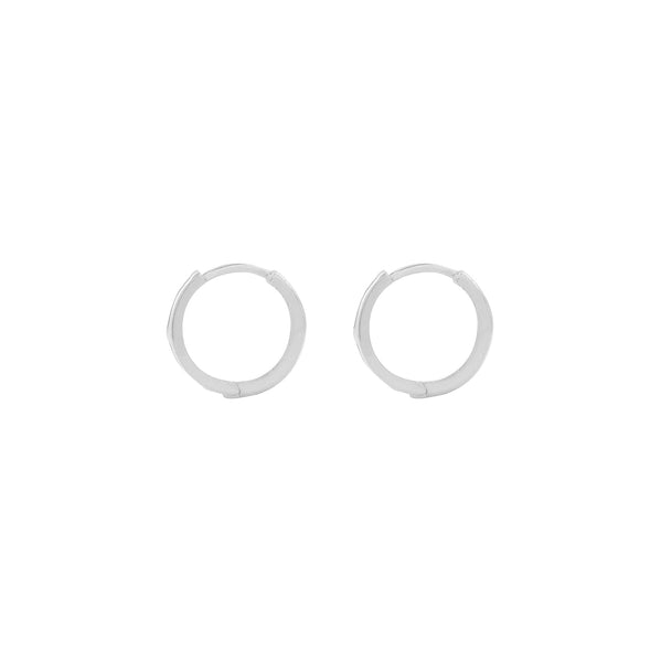 14k Solid Gold Huggies - - Earrings - Ofina