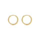 14k Solid Gold Huggies - - Earrings - Ofina