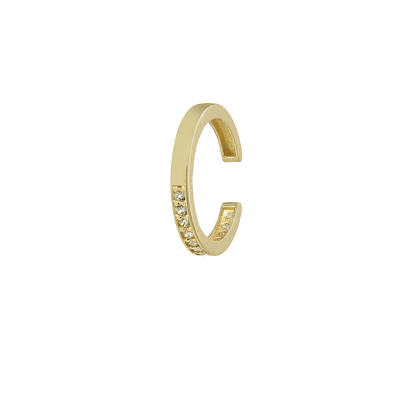 CZ Channel Middle Ear Cuff - - Earrings - Ofina