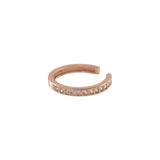 CZ Channel Middle Ear Cuff - - Earrings - Ofina