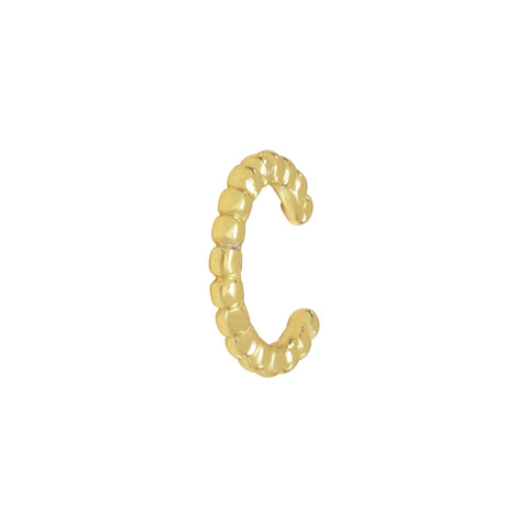 Beaded Ear Cuff - Gold - Earrings - Ofina