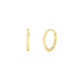 Thin Ear Huggies - Gold / 9mm - Earrings - Ofina