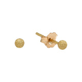 SALE - Stardust Sphere Studs - Gold / 3mm - Earrings - Ofina