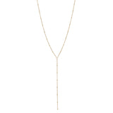 SALE - Y-Drop Ball Chain Necklace - Gold / 19" - Necklaces - Ofina