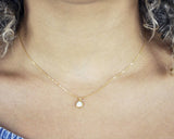 Teardrop Opal Necklace - - Necklaces - Ofina
