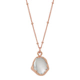 Gold Dipped Pearl Necklace - Rosegold - Necklaces - Ofina