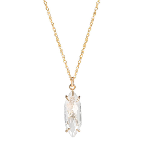SALE - Marquise Crystal Prong Necklace - - Necklaces - Ofina