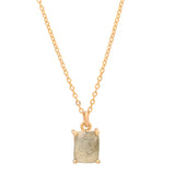 Labradorite Emerald Necklace - Small - Necklaces - Ofina