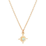 Opal Sun Ray Necklace - - Necklaces - Ofina