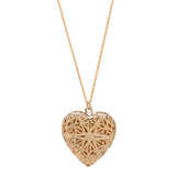 Ornate Heart Locket - - Necklaces - Ofina