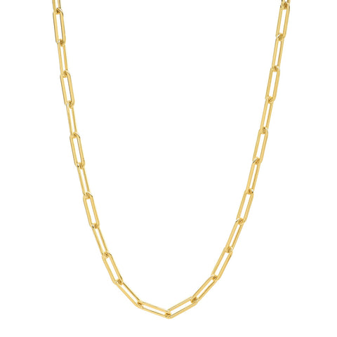 Bold Paperclip Necklace - 16" - Necklaces - Ofina