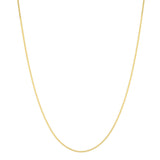 14k Solid Gold Box Chain Necklace - 16" - Necklaces - Ofina