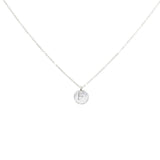 Monogram Necklace on Thin Chain - - Necklaces - Ofina