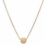 SALE - Single Stardust Ball Necklace - Gold - Necklaces - Ofina