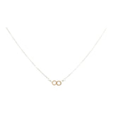 Tiny Infinity Necklace on Thin Chain - Gold/ Silver - Necklaces - Ofina